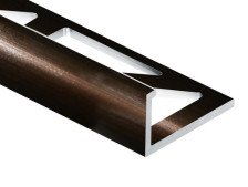 Профиль L-образный алюминиевый бронза блестящий 12 мм 2,7 м PV03-07/45859-07