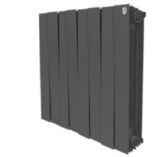Радиатор Royal Thermo PianoForte 500 Noir Sable 8секций биметалл (черный)