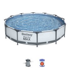 Бассейн каркасный Steel Pro MAX с фильтр-насосом 366 х 76 см, 6473 л 56416