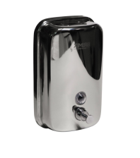 Дозатор для жидкого мыла BRIMIX 1000мл нерж сталь/хром 615К