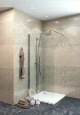 Душевое ограждение 90х185 JY67P напольное, неподвижное рифленое стекло на Лесоторговой в Орле по цене: 14 500 ₽