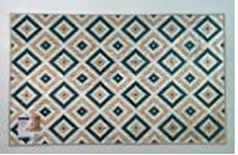 Коврик из полиэстра на точечной основе из ПВХ 436 60х100смх6,0мм