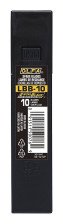 Лезвия 18мм уп 10шт сегментированные 18х100х0,5мм OLFA BLACK OL-LBB-10