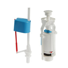 Арматура для унитаза нижний подвод 1/2 пластик-хром эконом АНИ WC3550С