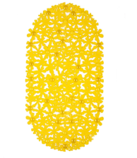 Коврик-spa для ванны AQUA-PRIME 66х35см Цветы желтый