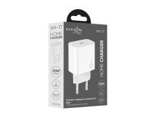 СЗУ VIXION PRO VH-17 (1-Type-C Power Delivery) 20W, белый