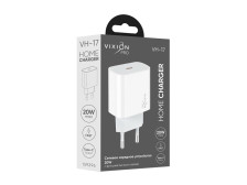 СЗУ VIXION PRO VH-17 (1-Type-C Power Delivery) 20W, белый
