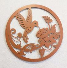 Панно №4 Колибри/Бронза