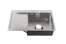 Мойка врезная 80х50 (0,8) h=200 80503R правая Fabia Profi