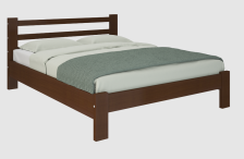 Кровать Ника, орех, 1600х2000