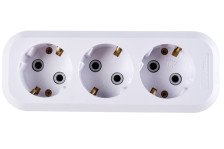 Колодка 3-м с заземлением UNIVersal ABS