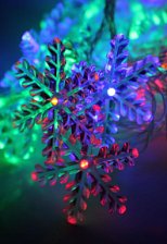 Гирлянда декор "Снежинки" 4,4м 30LED IP20 мульти Космос KOC_GIR30LEDSNOW_RGB