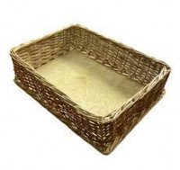 Корзина плетеная лоза 30х10 KT04B S/10 №3 коричневая