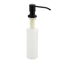 Дозатор для жидкого мыла Brimix врезной 300мл черный/пластик 6284