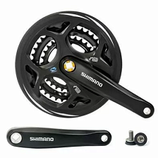 Система ALTUS EFCM311C888CL 2-932 7-8 скоростей 48/38/28 170мм черная с защитой SHIMANO