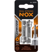 Бита PH 2х50мм с ограничителем 2шт NOX LIMITER 565002