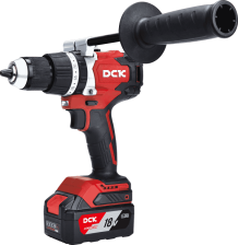 Шуруповерт DCK аккумуляторный KDJZ03-13  (бесщеточный,ударный, 18V, 120Нм, 2х4Ач)