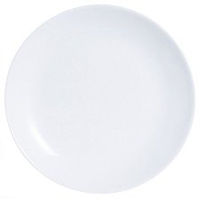 Тарелка плоская 27 см Дивали белая/Diwali N3604 Luminarc