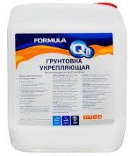 Грунтовка укрепляющая для внутренних и наружных работ (5л) Formula Q8
