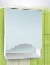 Зеркало со шкафчиком VAKO Линда -55 (55х70х15)