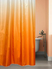 Штора для ванной комнаты 180x1800см ROSY DOWN orange red 2151/2