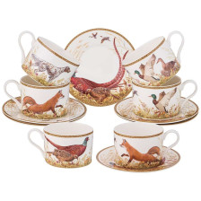 Набор чайный 12 пр 300 мл Охота Lefard 590-500