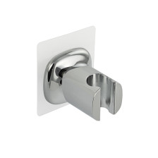 Кронштейн для душевой лейки САНАКС поворотный, универсальный крепеж, пластик/хром 1021