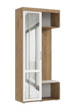 Прихожая Стелла 1 Дуб крафт/Белый глянец