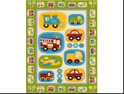 Ковер Play Rugs дизайн D941A 0,8х1,5м cream-green