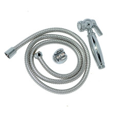 Набор для биде GFmark с гигиенической лейкой, шлангом, кронштейном, металл/хром 00008