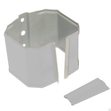 Крепеж трубы прямоугольный оц