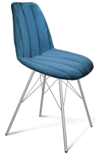 Стул SHT-ST29-C1/S37 морская глубина/хром лак