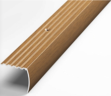 Порог Лука ПУ04 угол 1,35м орех (088) 30х27 мм