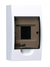 Бокс открытой установки ЩРН-П-4 4 модуля IP41 DEKraft 31008