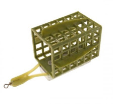 Кормушка ЛИМАН полипропилен, квадратная, с дном и стабилизатором 40гр