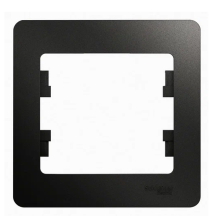 Рамка 1-м Glossa GSL000701 антрацит