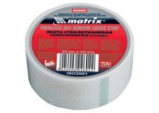 Серпянка с клеющей основой 100мм х 20м MATRIX 89007