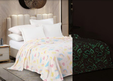 Плед велсофт в чемодане Bamboo Neon 025-PBN 150х200 Cleo