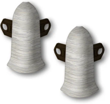 Угол наружный Идеал Классик ясень серый с кронштейном 55 мм