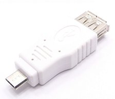 Переходник гнездо USB-A - штекер Micro USB (18-1173)