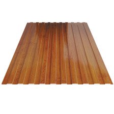 Профнастил (Эконом) С8 0,35х1200х2000 Темное дерево