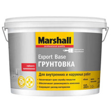 Грунтовка для внутренних и наружных работ Export Base (10л) Marshall
