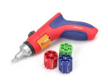 Отвёртка реверсивная 24пр с храп мех-мом и автомат сменой бит WORKPRO WP221048 
