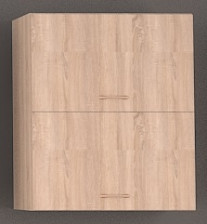 Шкаф навесной кухонный 600х300х720 мм горизонтального открывания Дуб Сонома светлый