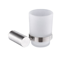 Подстаканник одинарный GFmark с резным креплением, нерж сталь 81005