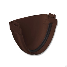 Заглушка желоба коричневая Стандарт (У) АП (50)