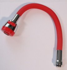 Излив для кухни GS 2512.Red гибкий 3/4 насадка - аэратор/душ, красный