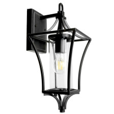 Светильник садово-парковый 60W Е27 черный PL731 на стену