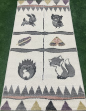 Ковер NEW KIDS CARVING 9390A 1,0х2,0м cream-l grey