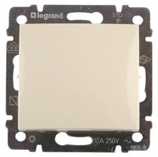 Выключатель 1-м скрытой установки Legrand Valena 774301 кремовый